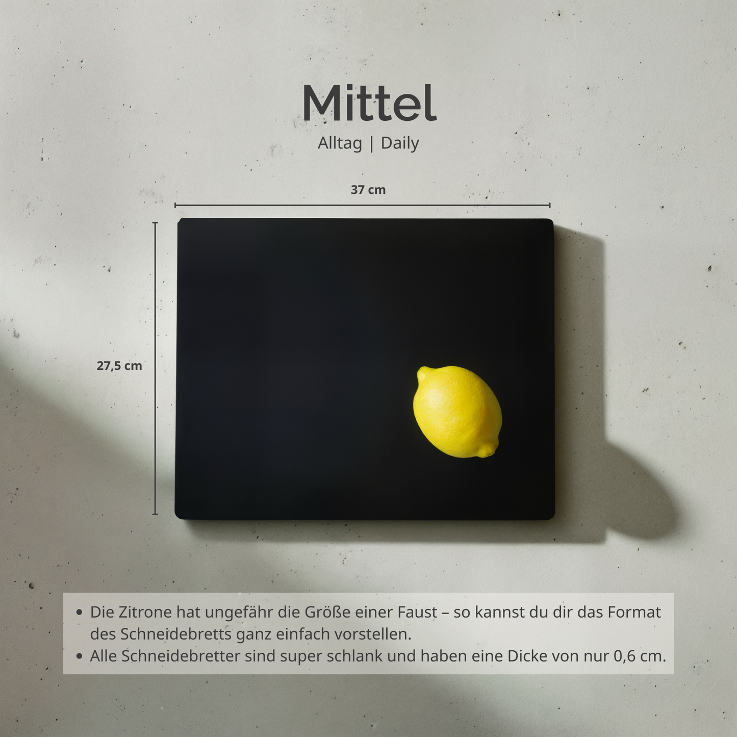 Spülmaschinefestes Holzbrett | Herzstück