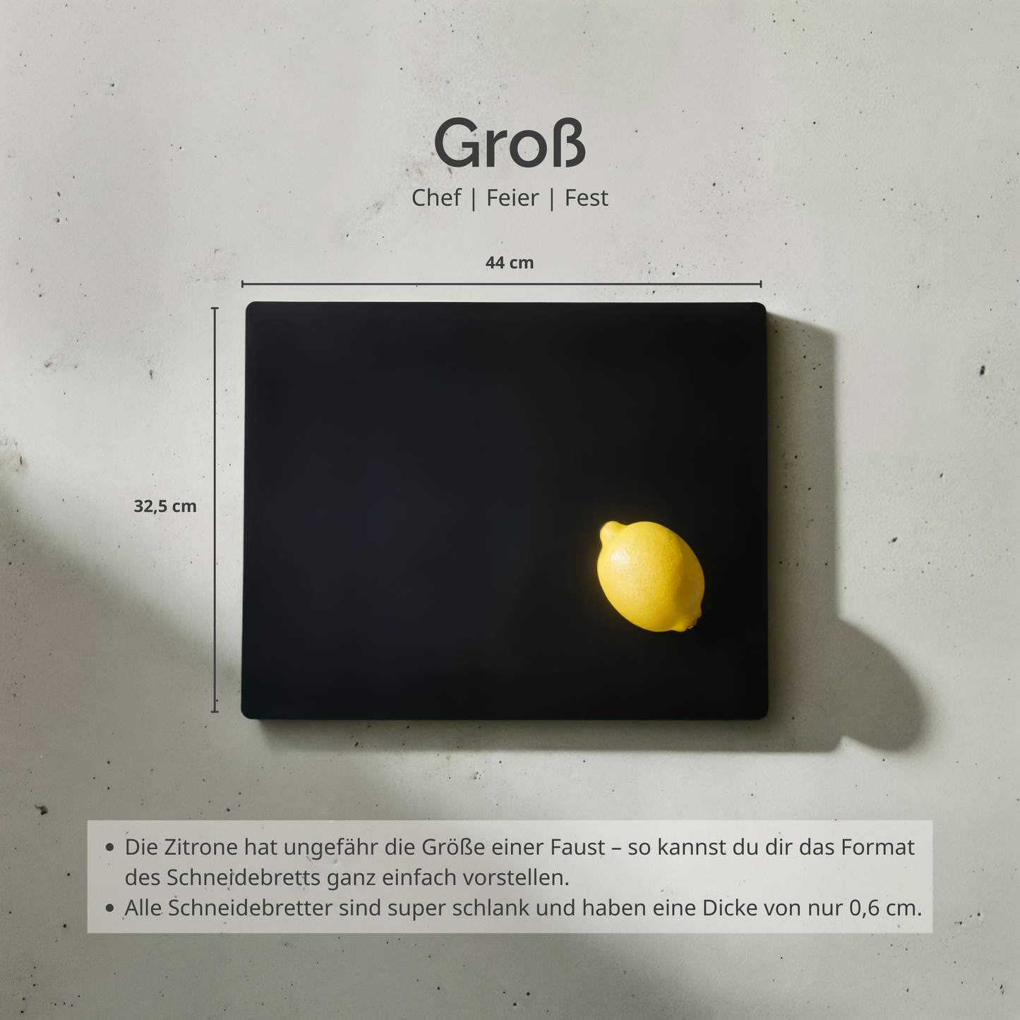 Spülmaschinefestes Holzbrett | Herzstück